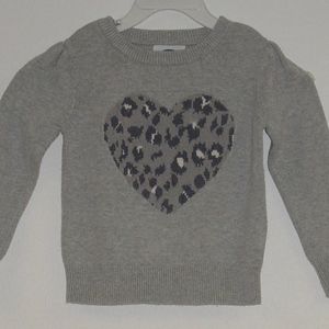 GIRLS GREY SWEATER SIZE 3T BY OLD NAVY